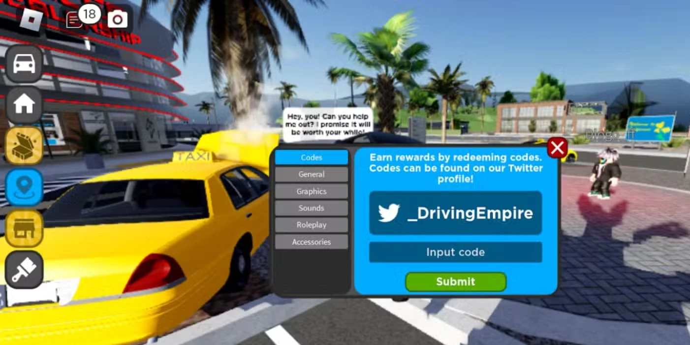 Roblox: Driving Empire Codes