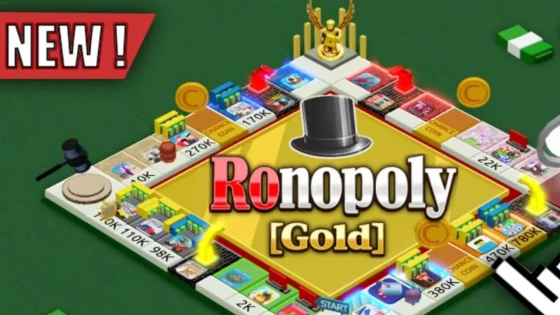 Códigos ativos e instruções para Ronopoly no Roblox