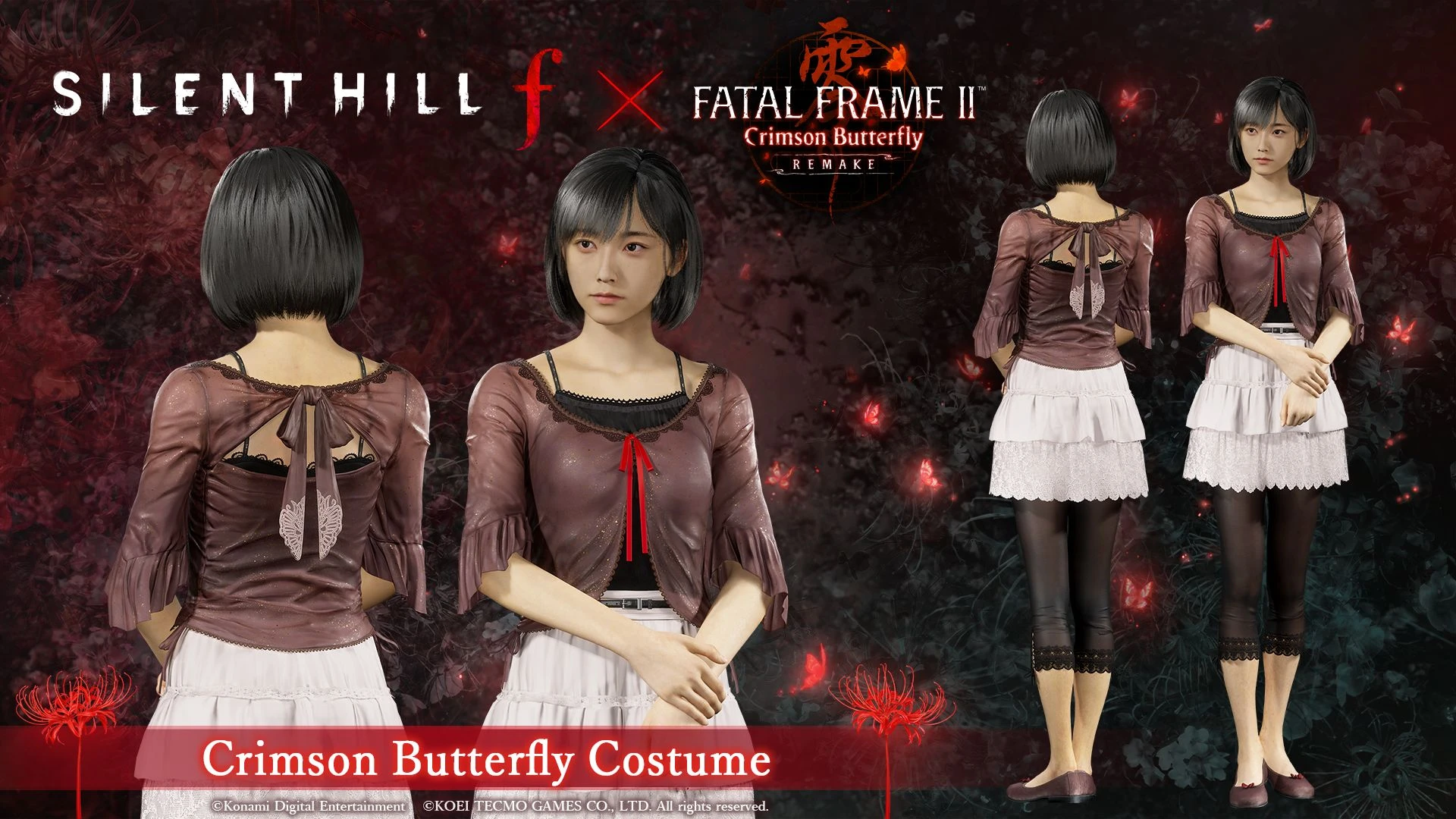 Silent Hill f Gets Fatal Frame 2: Crimson Butterfly Remake Collaboration Costume