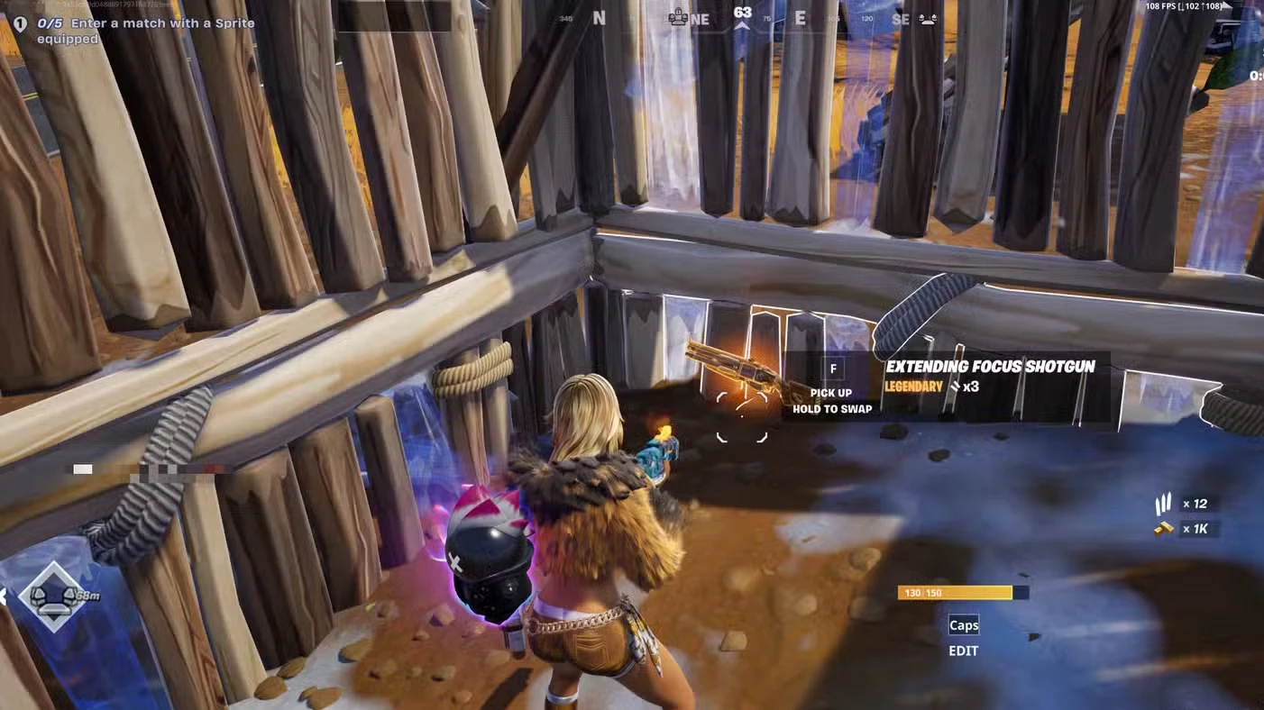 Skeletor Boss Location in Fortnite Runners (Mythic Shotgun)