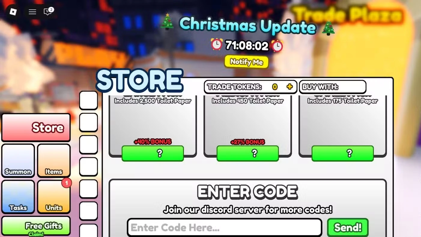 Skibidi Masters Tower Defense Codes