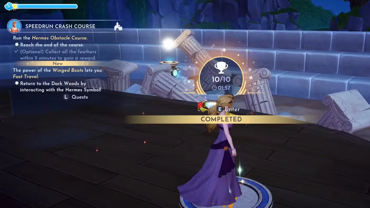 Speedrun Crash Course Quest In DDV