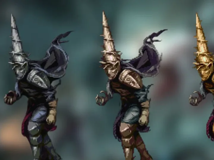 Localizações das skins em Blasphemous 2 (DLC The Third Sin)