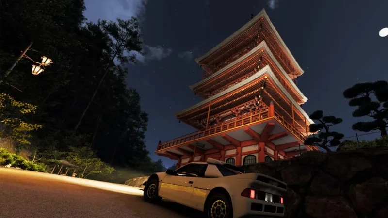 Onde fica o Templo de Nachi Falls em Forza Horizon 6