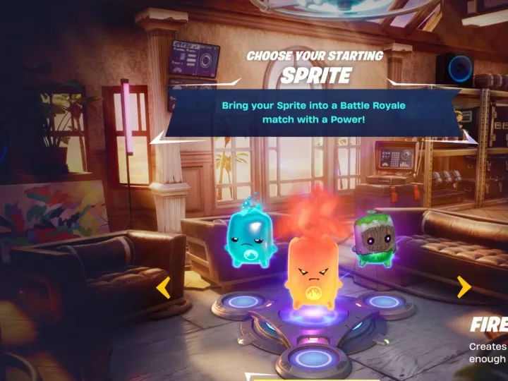 Como escolher o Sprite inicial em Fortnite Runners