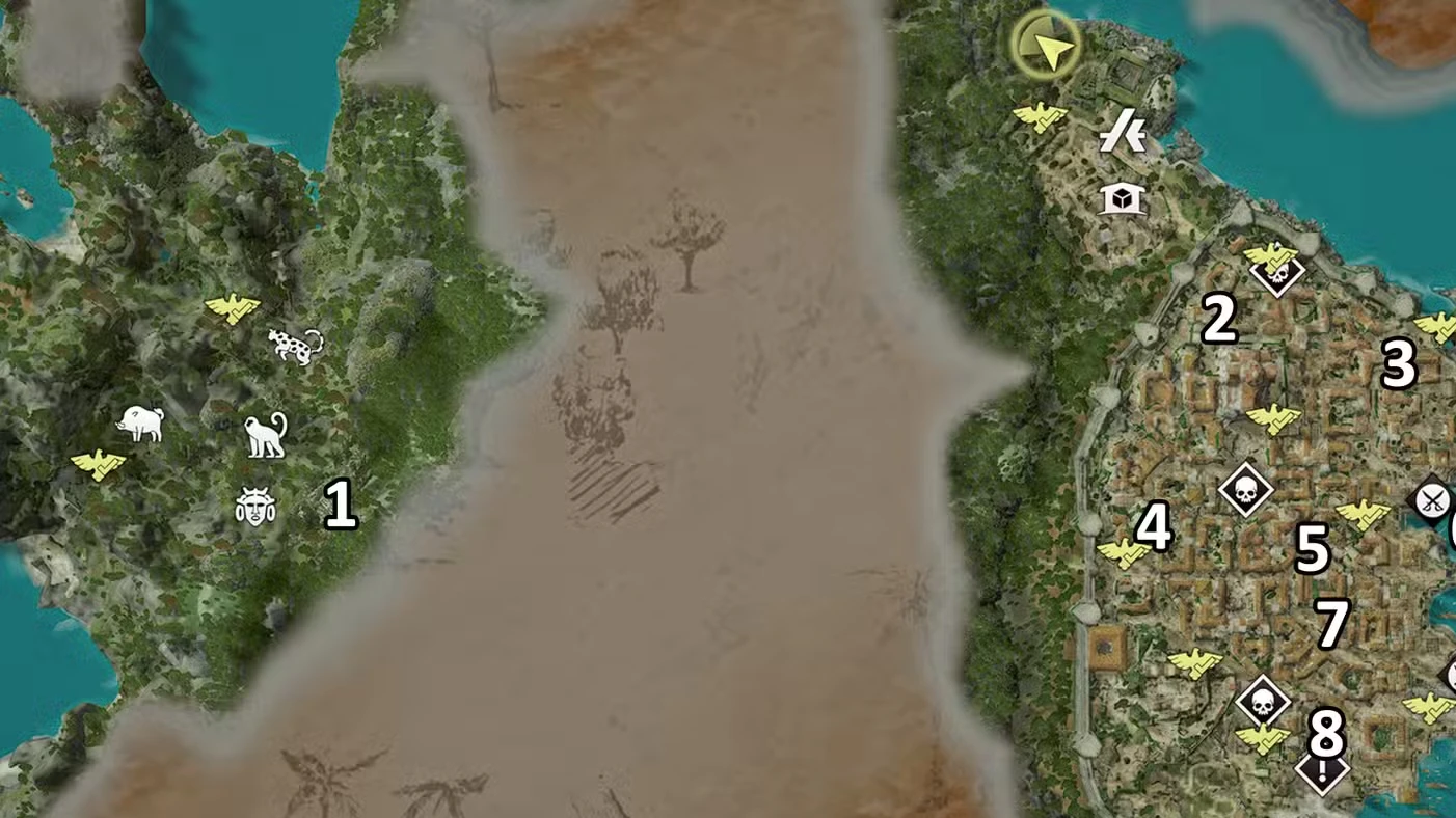 All shanty locations in Assassin's Creed Black Flag Resynced