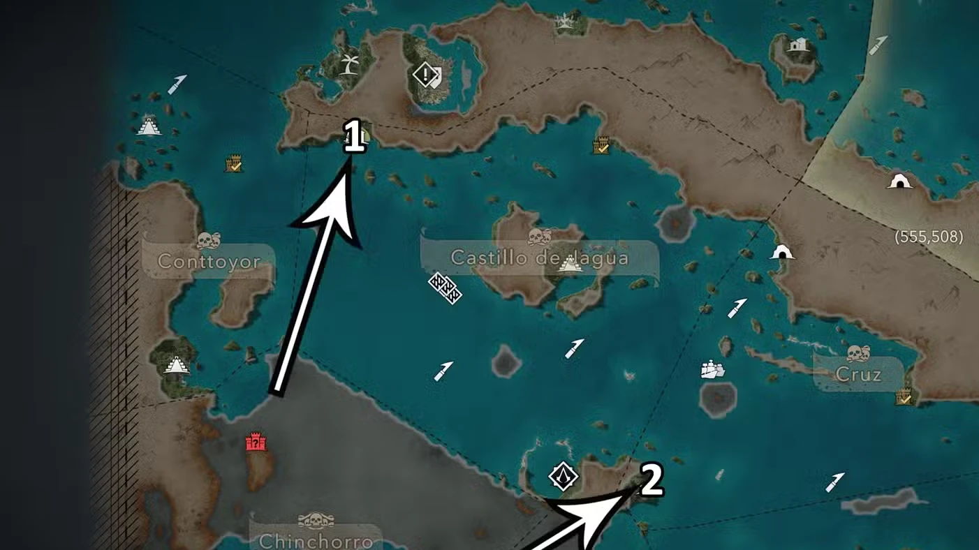 All shanty locations in Assassin's Creed Black Flag Resynced