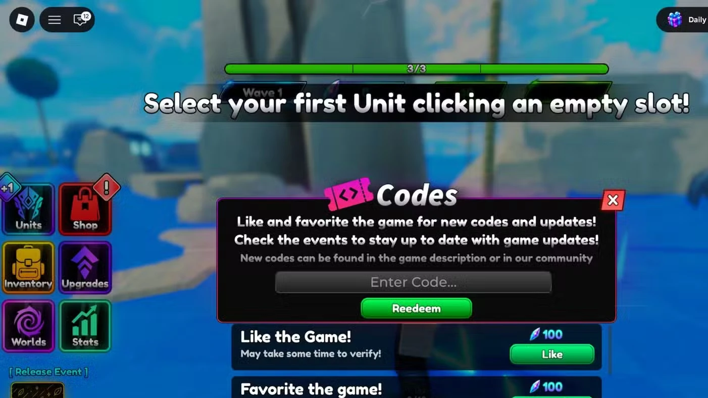 Anime RNG Defense Codes