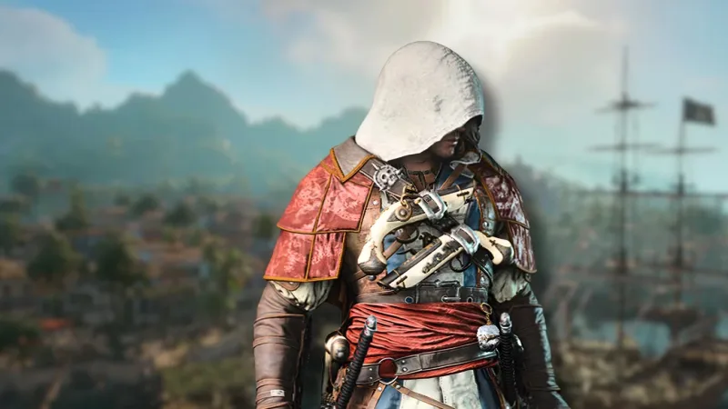 Local da armadura Crimson Cloak em Assassin’s Creed Black Flag Resynced