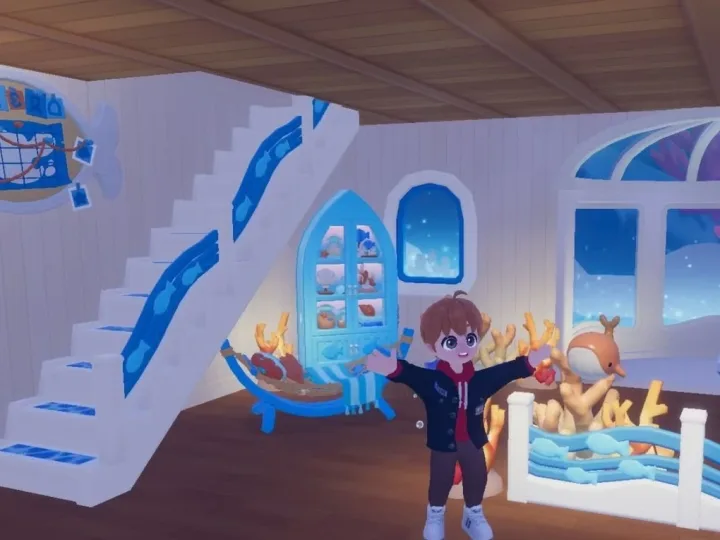 Onde encontrar a Baleia Splash de hoje em Heartopia