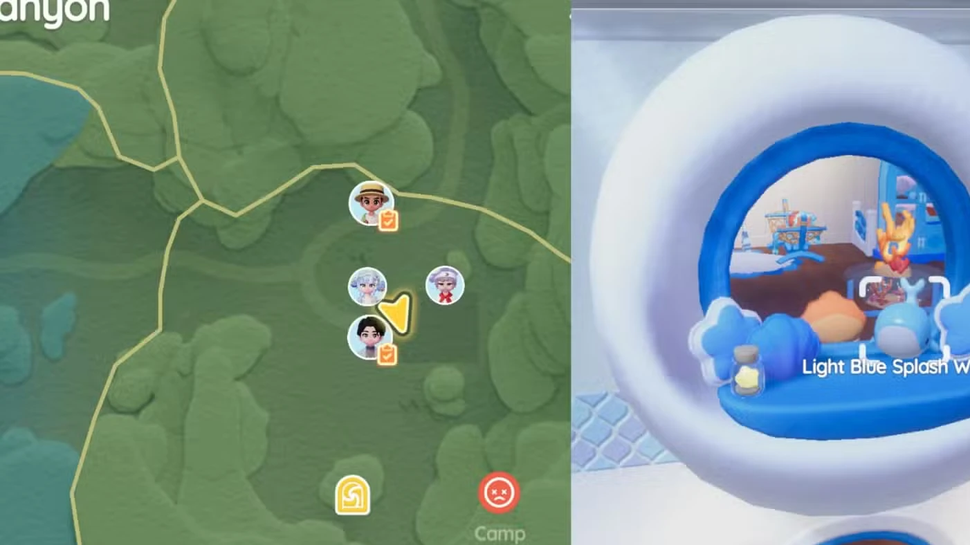 Onde encontrar a Baleia Splash de hoje em Heartopia