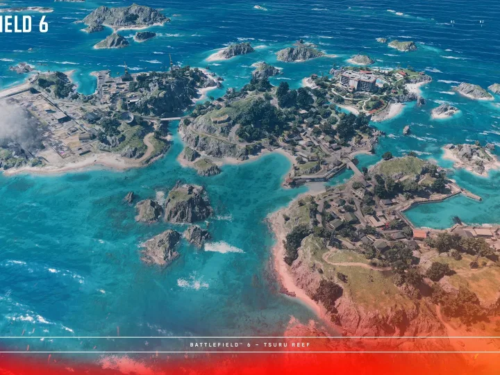 Equipe de Battlefield 6 detalha mapa Tsuru Reef e modo naval da Temporada 4