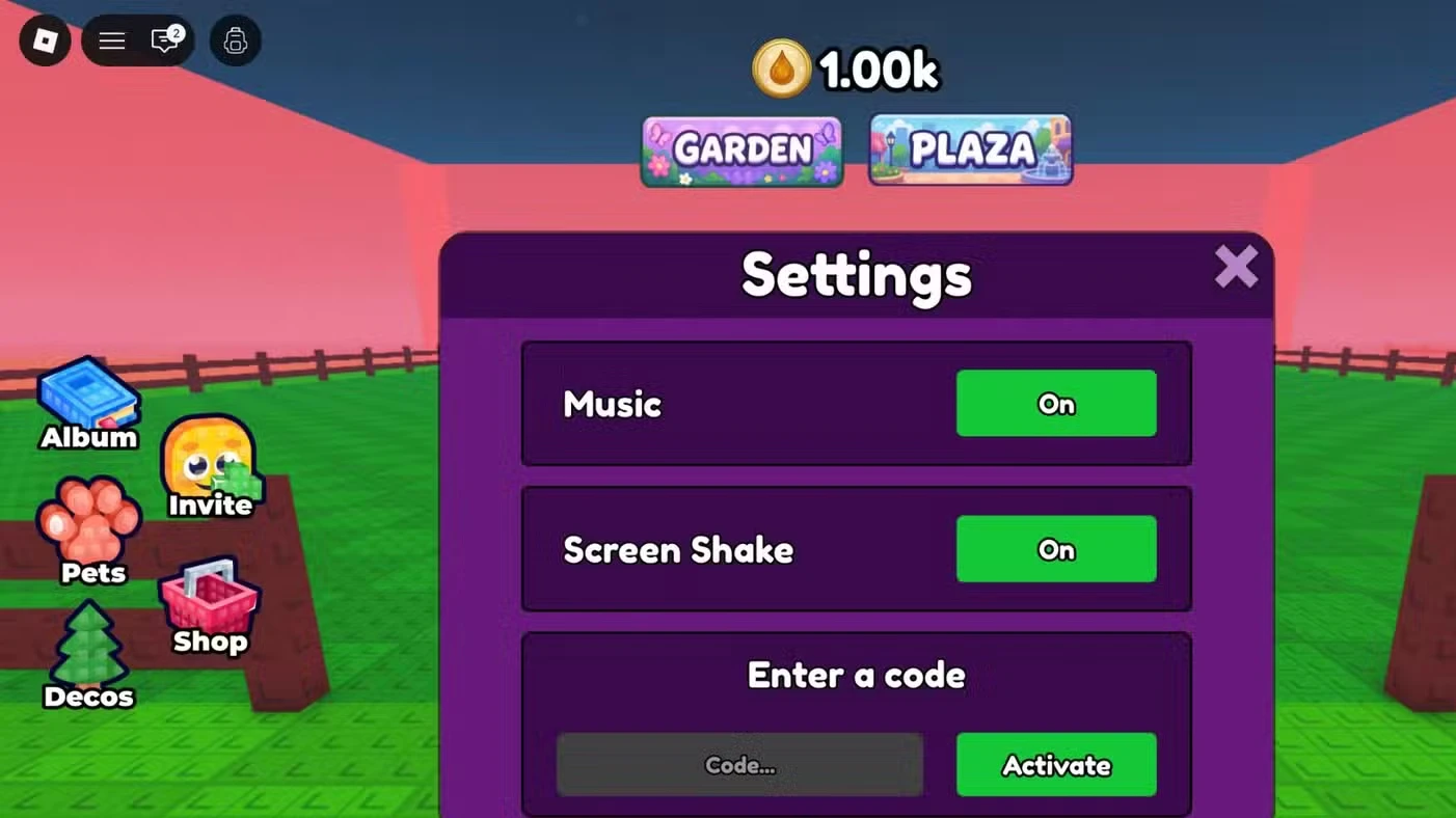 Build your Butterfly Garden Codes