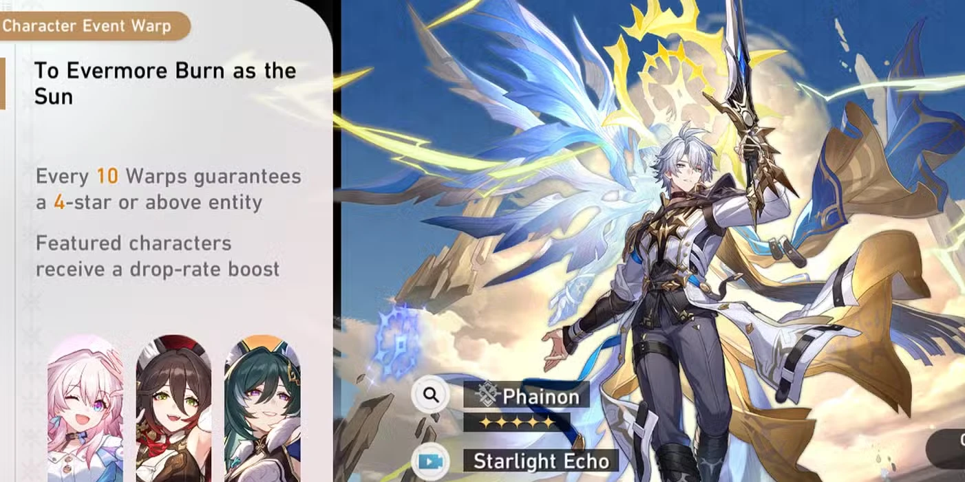 Calendário de banners de Honkai: Star Rail