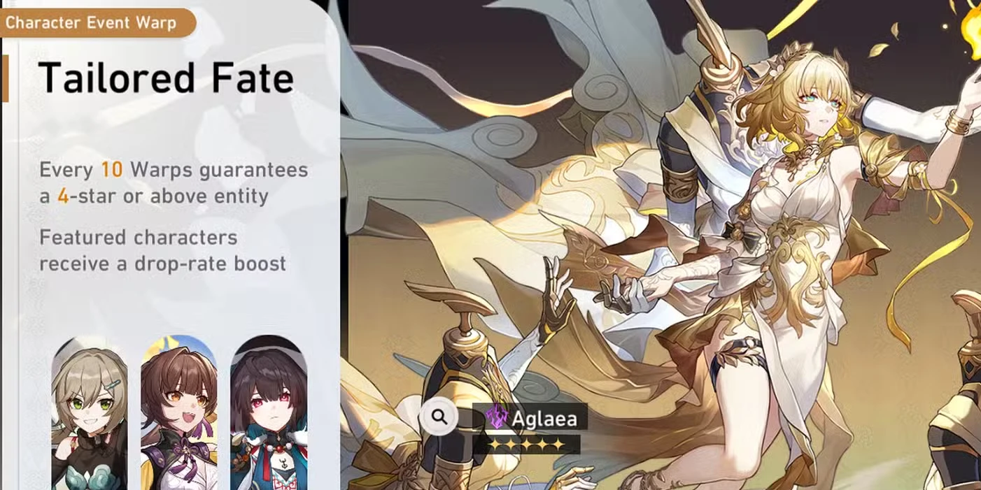 Calendário de banners de Honkai: Star Rail