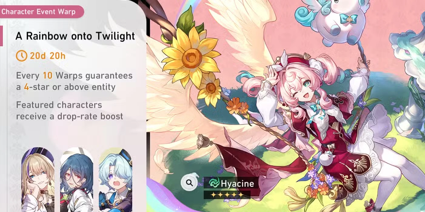Calendário de banners de Honkai: Star Rail
