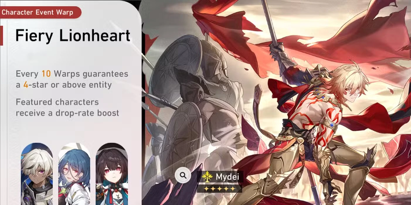 Calendário de banners de Honkai: Star Rail