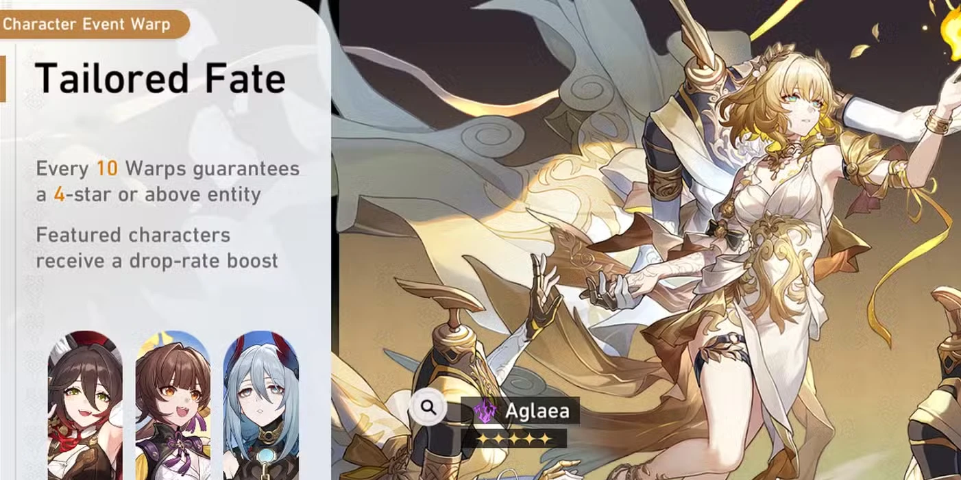 Calendário de banners de Honkai: Star Rail