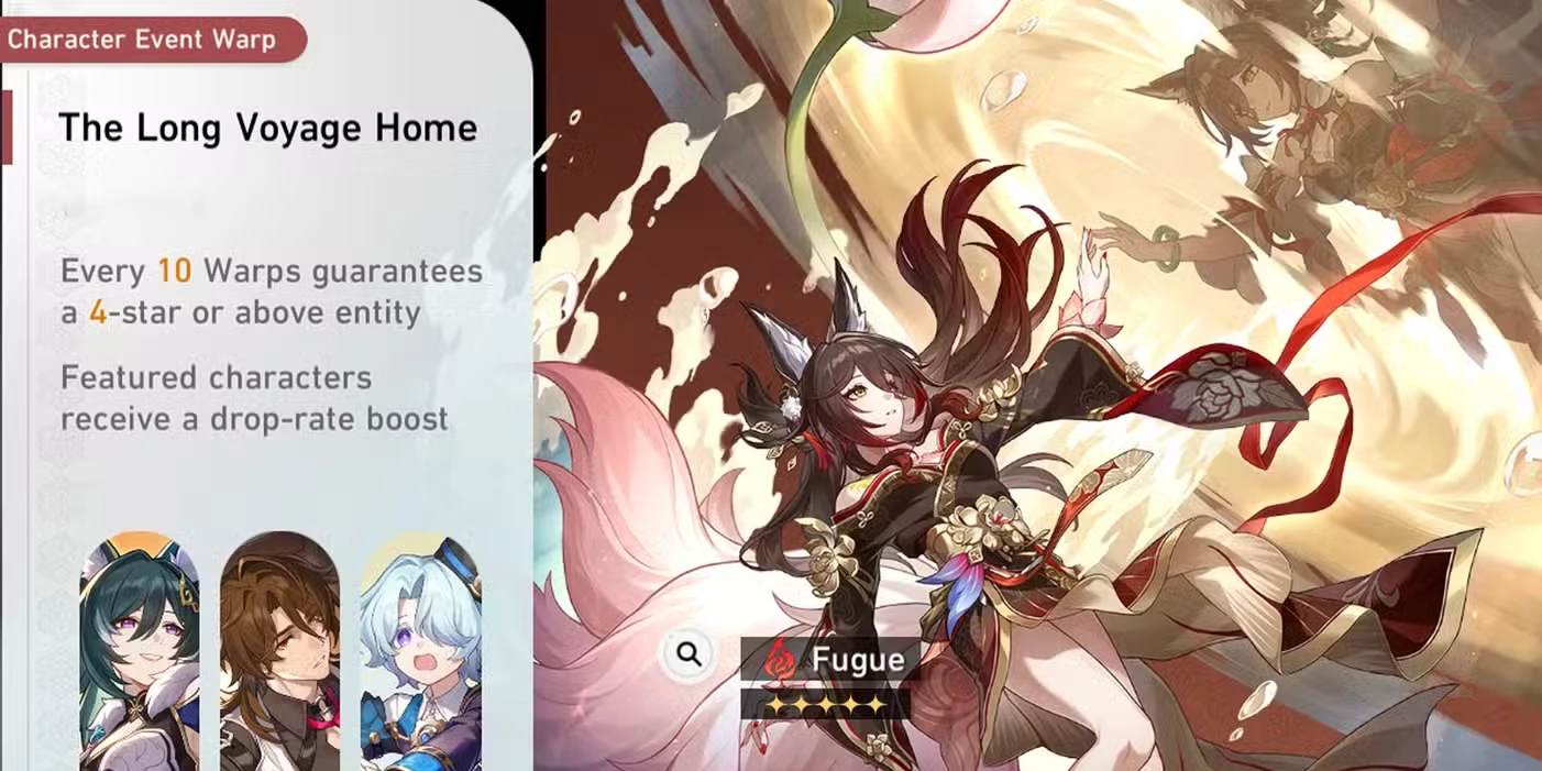 Calendário de banners de Honkai: Star Rail
