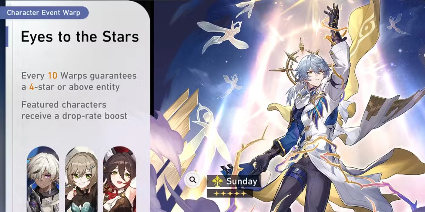 Calendário de banners de Honkai: Star Rail