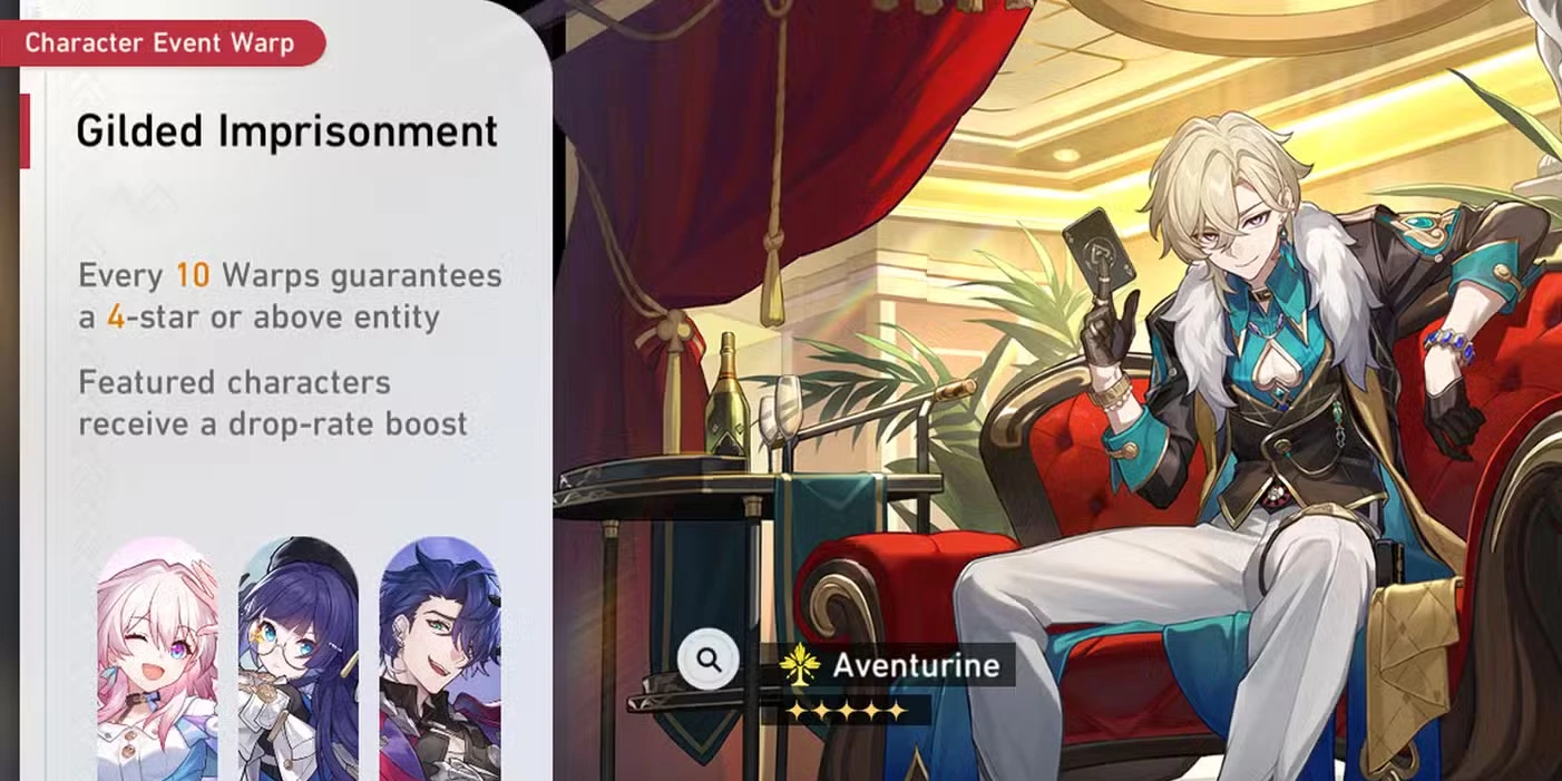Calendário de banners de Honkai: Star Rail