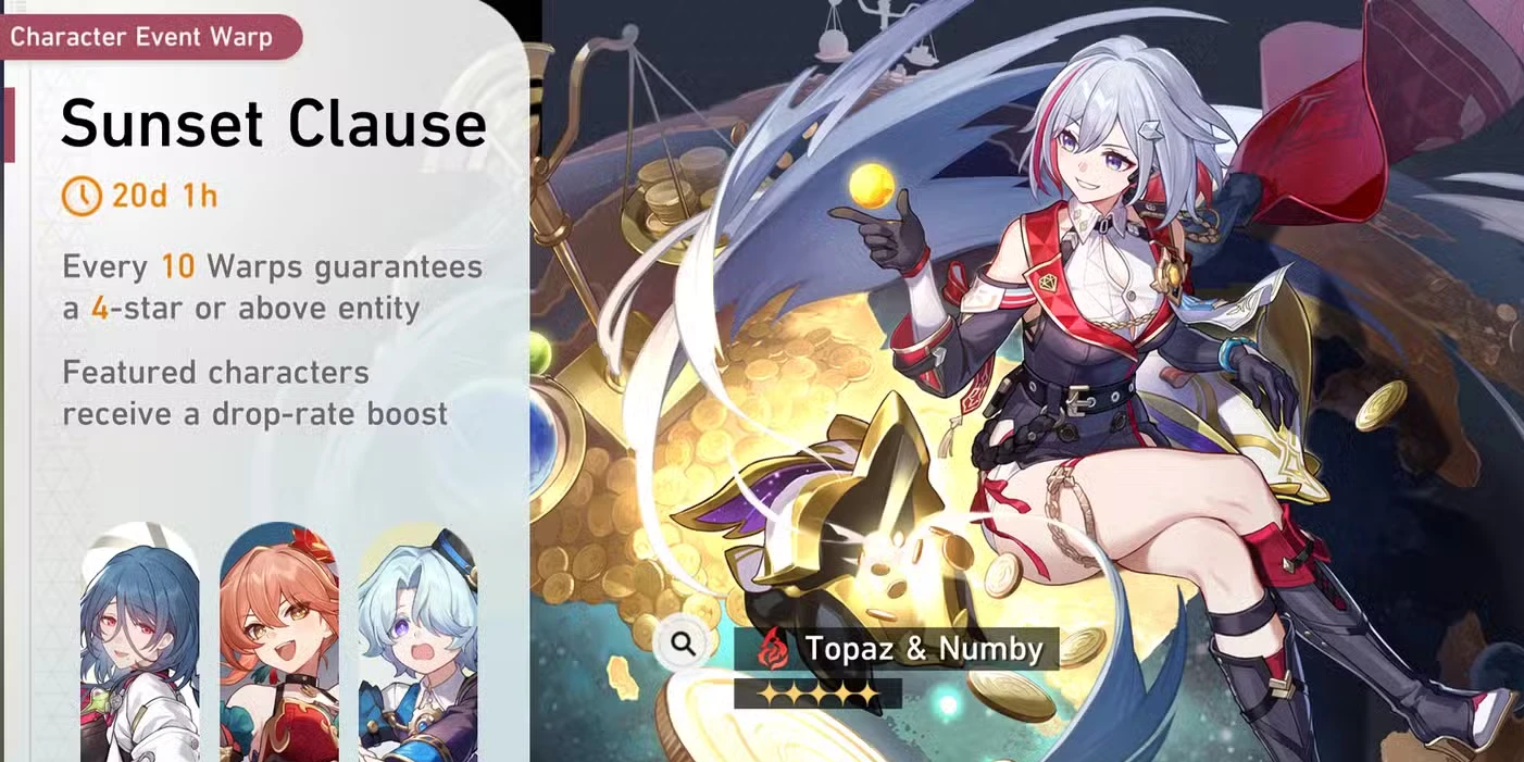 Calendário de banners de Honkai: Star Rail