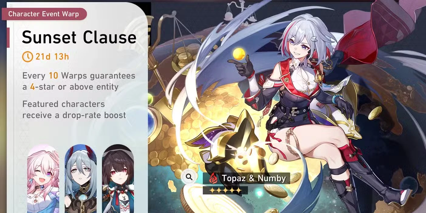 Calendário de banners de Honkai: Star Rail