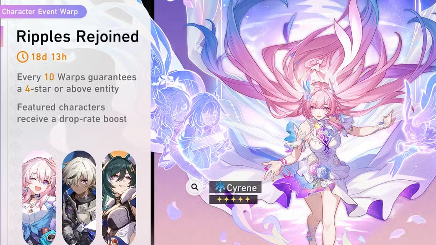 Calendário de banners de Honkai: Star Rail