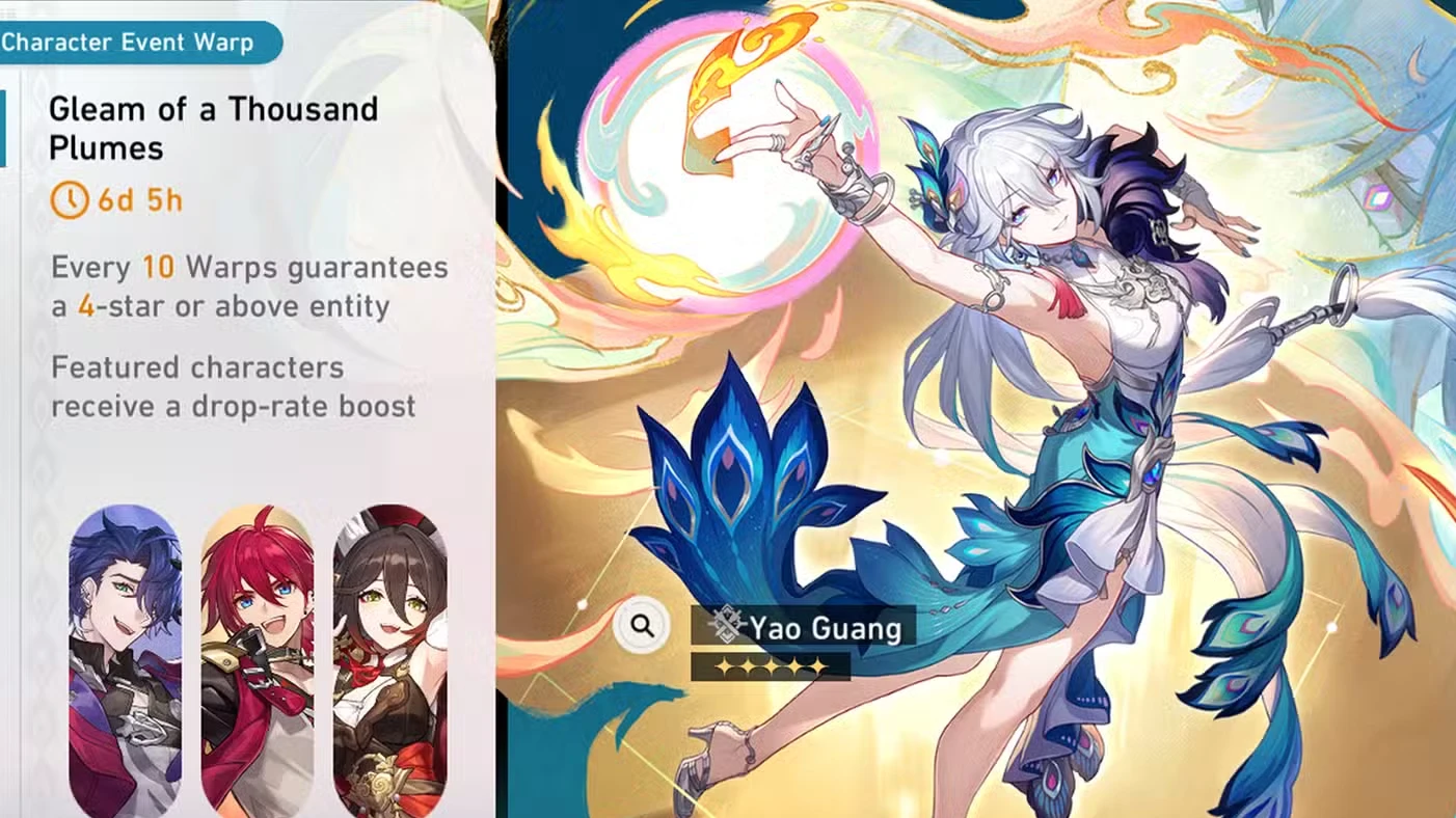 Calendário de banners de Honkai: Star Rail