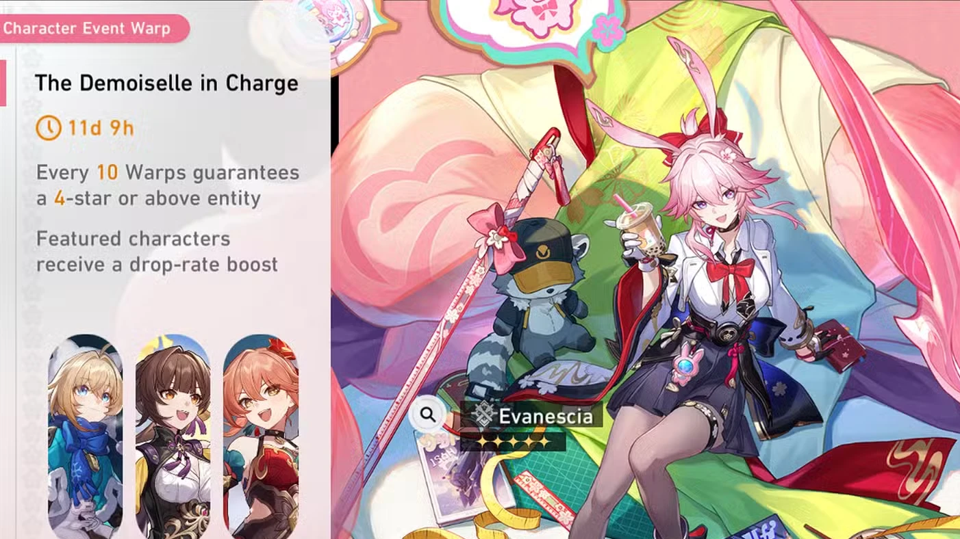 Calendário de banners de Honkai: Star Rail