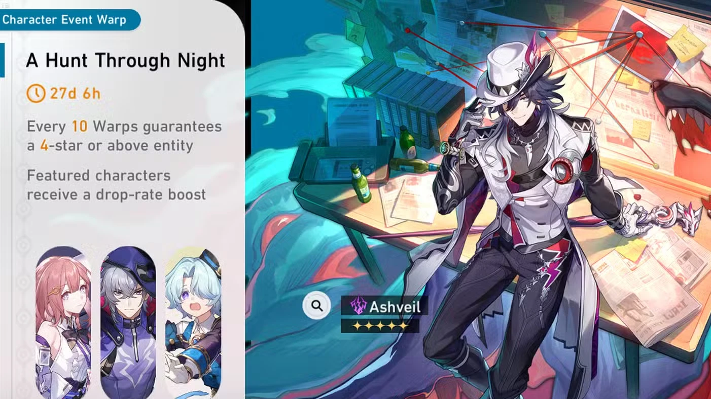 Calendário de banners de Honkai: Star Rail