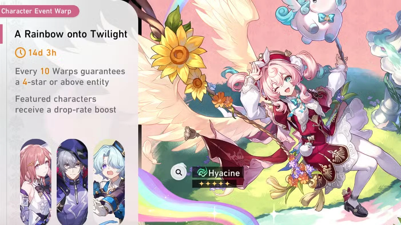 Calendário de banners de Honkai: Star Rail