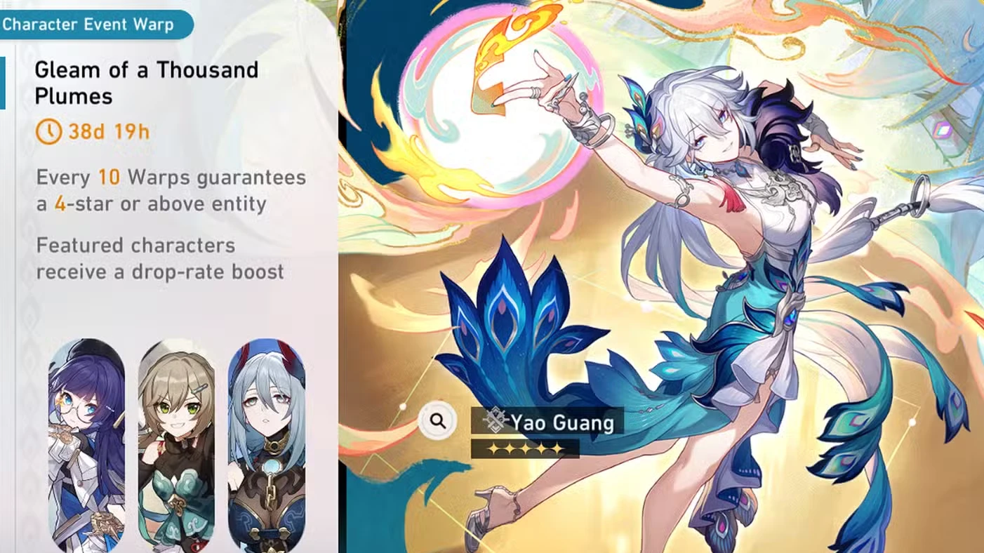 Calendário de banners de Honkai: Star Rail