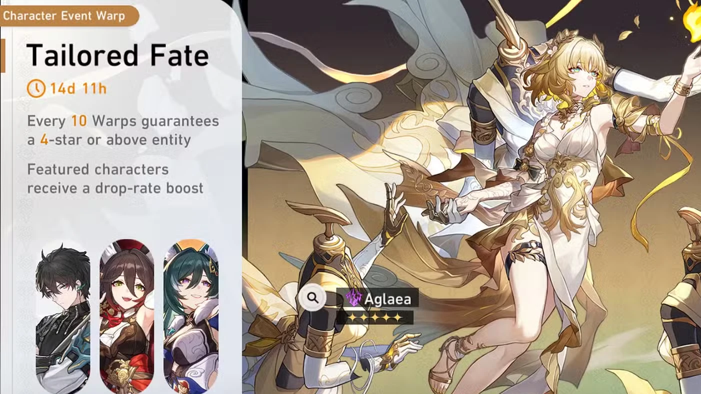 Calendário de banners de Honkai: Star Rail