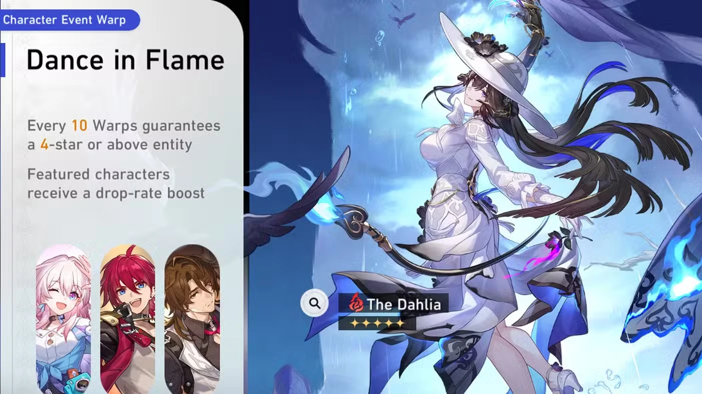 Calendário de banners de Honkai: Star Rail