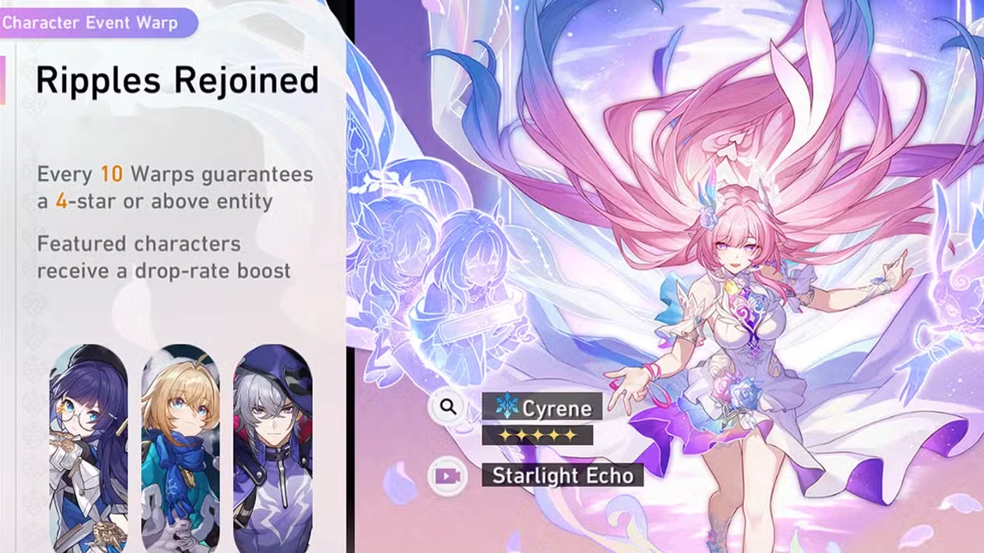 Calendário de banners de Honkai: Star Rail