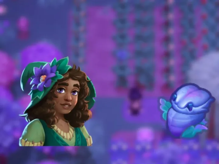 Como colher plantas Drikker em Moonlight Peaks
