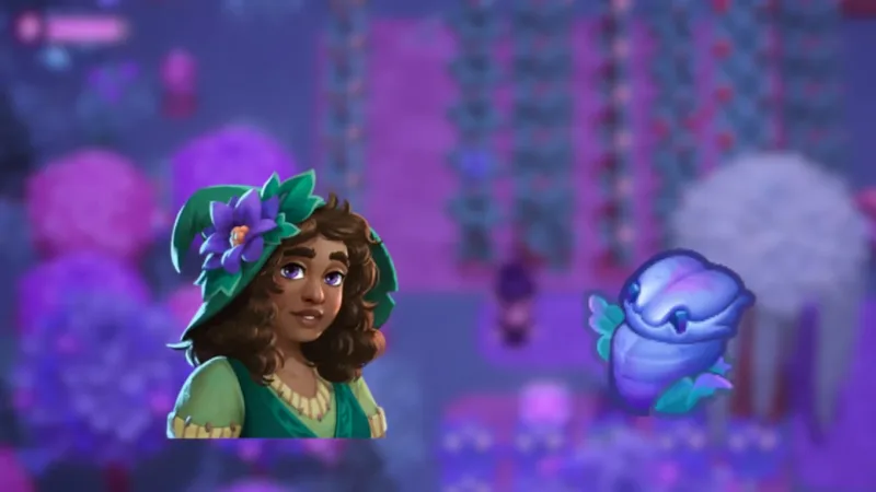 Como colher plantas Drikker em Moonlight Peaks