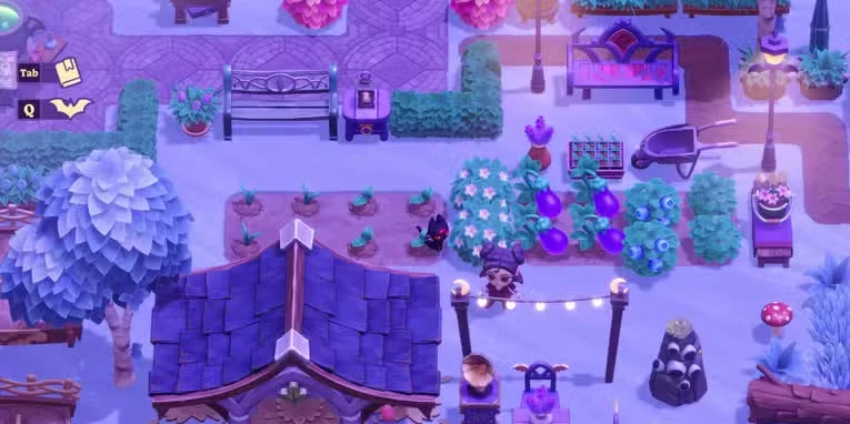 Como colher plantas Drikker em Moonlight Peaks