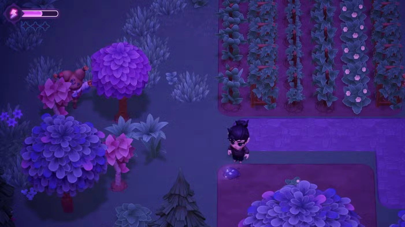 Como colher plantas Drikker em Moonlight Peaks