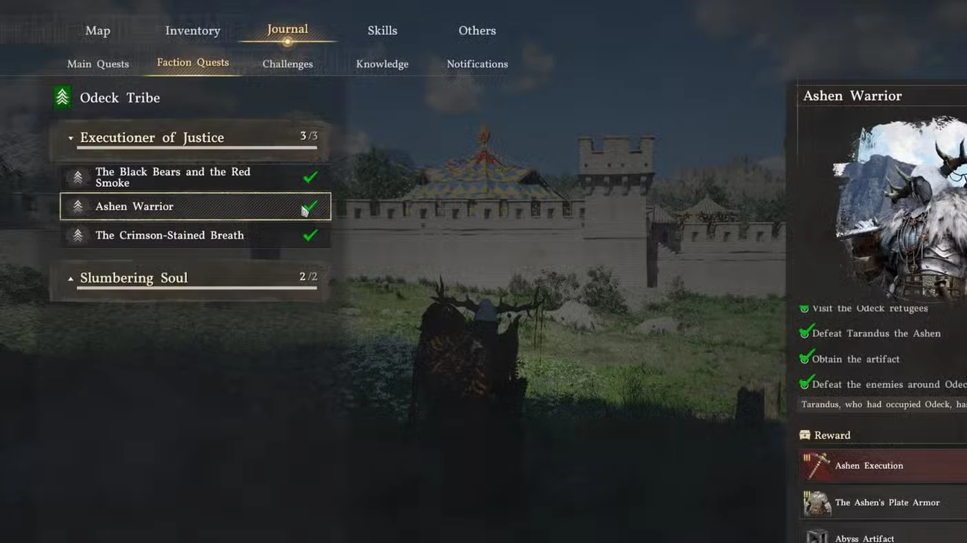 Crimson Desert: Tarandus the Ashen Armor Set Location