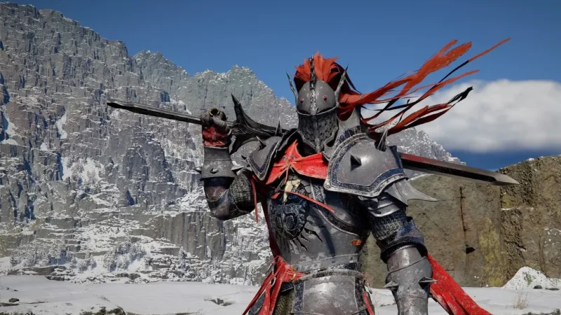 Localização do conjunto Unyielding Hero em Crimson Desert
