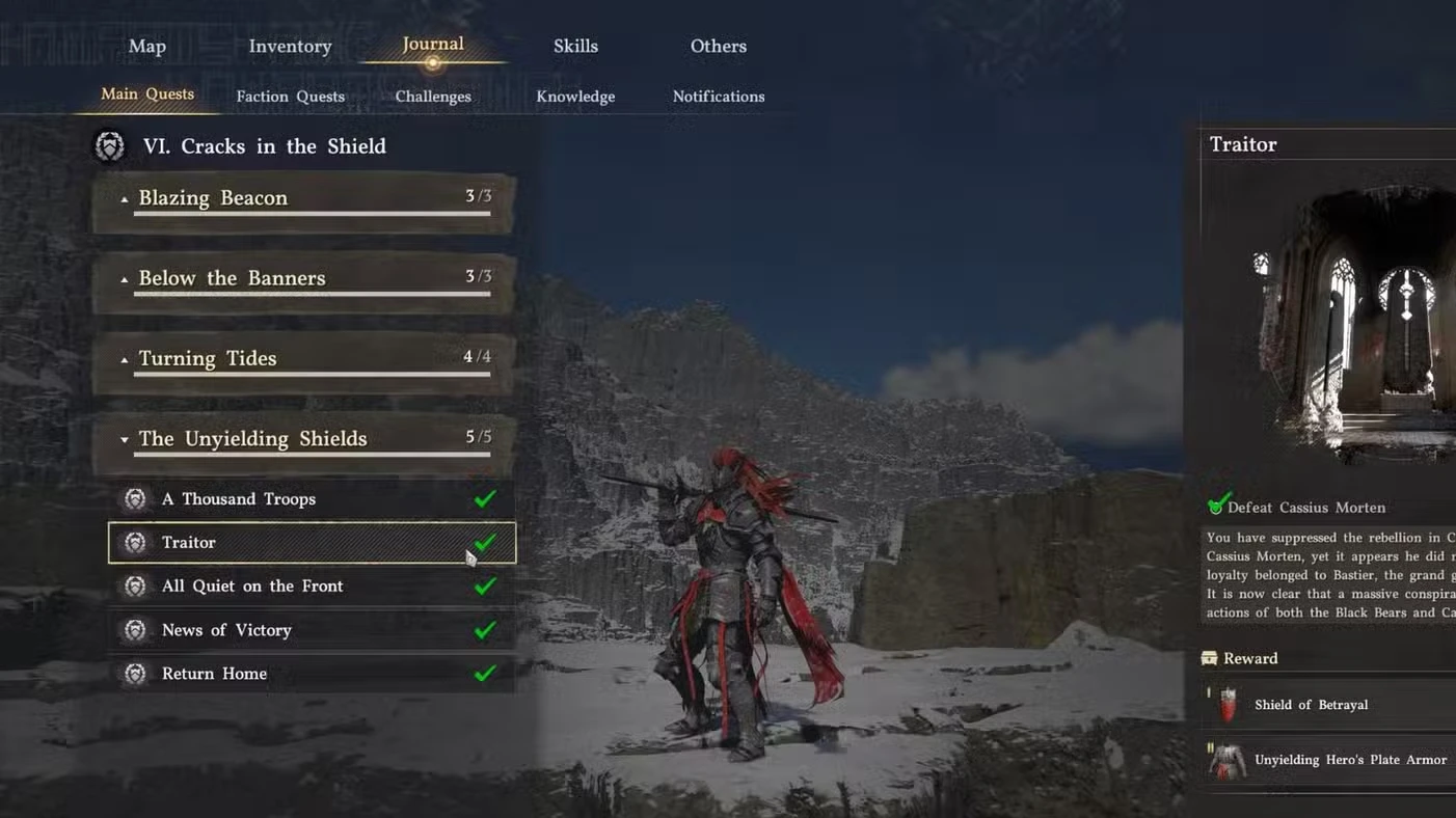 Crimson Desert: Unyielding Hero Armor Set Location
