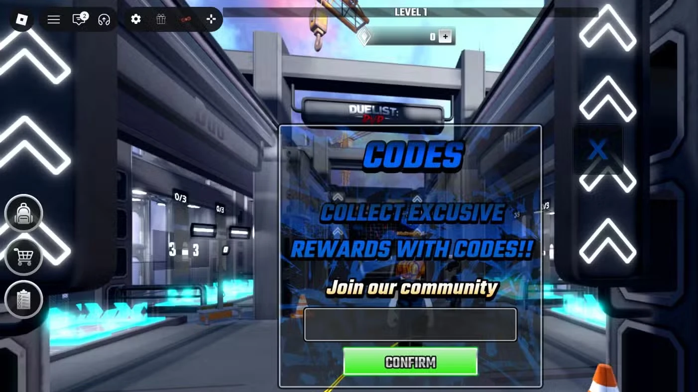 DUELIST PvP Codes