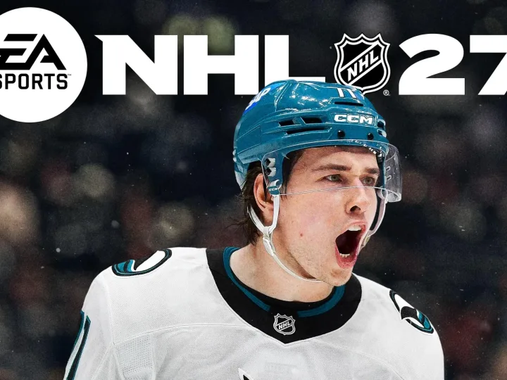 Macklin Celebrini é o jogador da capa de NHL 27