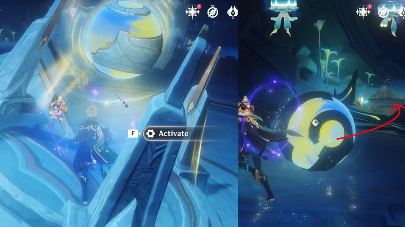Explore The Facility Interior Quest Guide In Genshin Impact (Beneath the Lunar Sea Puzzle)