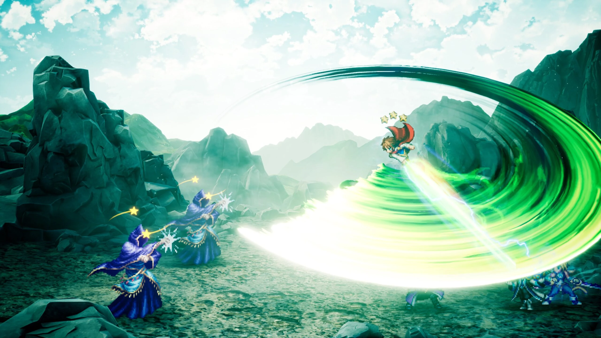 Trailer de Final Fantasy Resonance destaca pixel art HD-2D e trilha épica