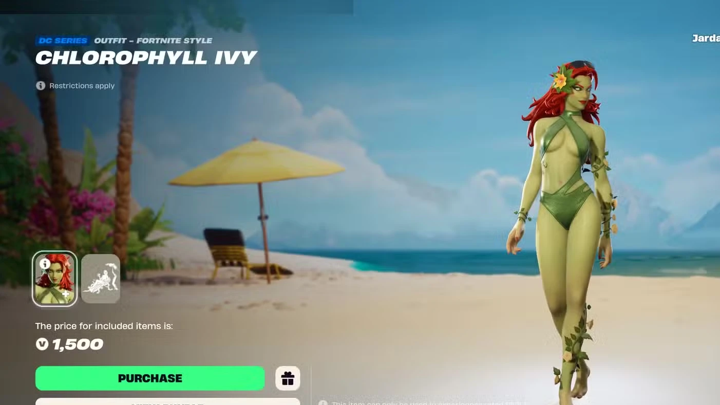 Fortnite: skins de verão da DC, pacotes e preços
