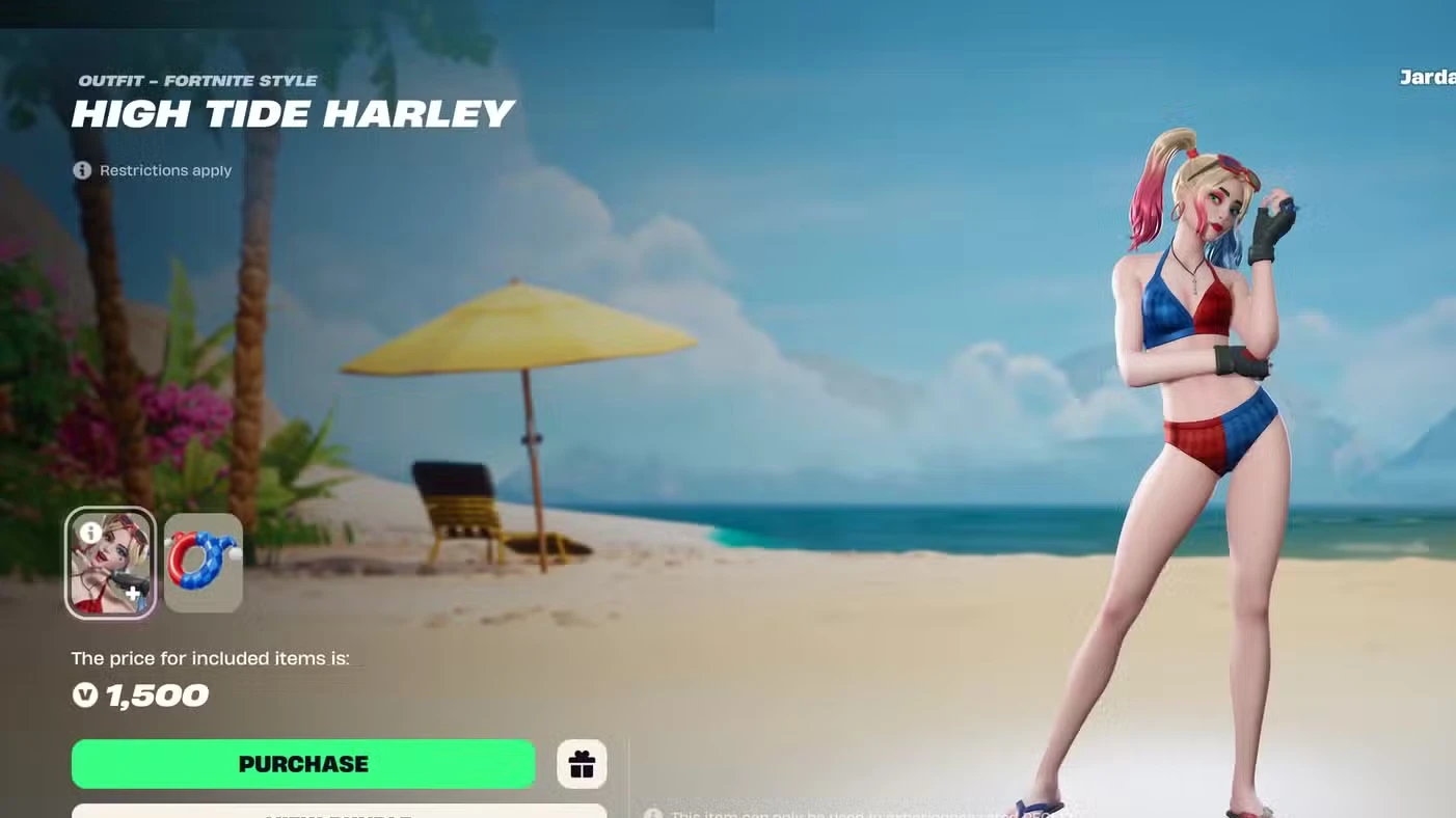 Fortnite: skins de verão da DC, pacotes e preços