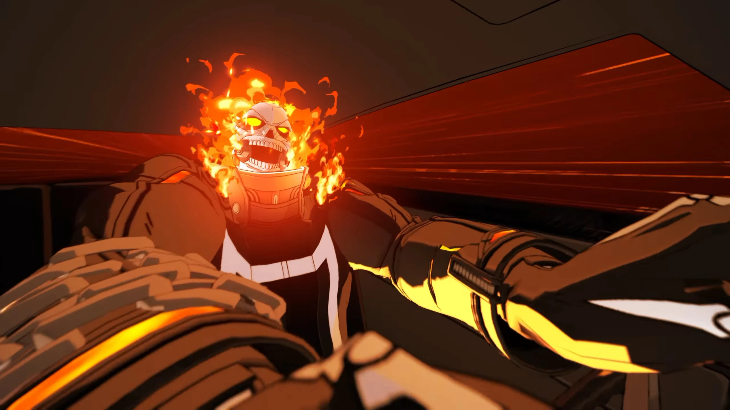 Ghost Rider mostra ataques flamejantes e a Vengeance Gauge em Marvel Tōkon